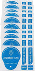 generic 50/100/200pcs Phone,2.05'' 1.73''(50pcs) Dust Removal Stickers Screen Cleaning Decals Dusting Stickers