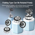 Jemey 360 16/15/14/13, Magnetic Phone Holder for Car, Rotation & Foldable, Electric Vacuum Suction Cup Mount