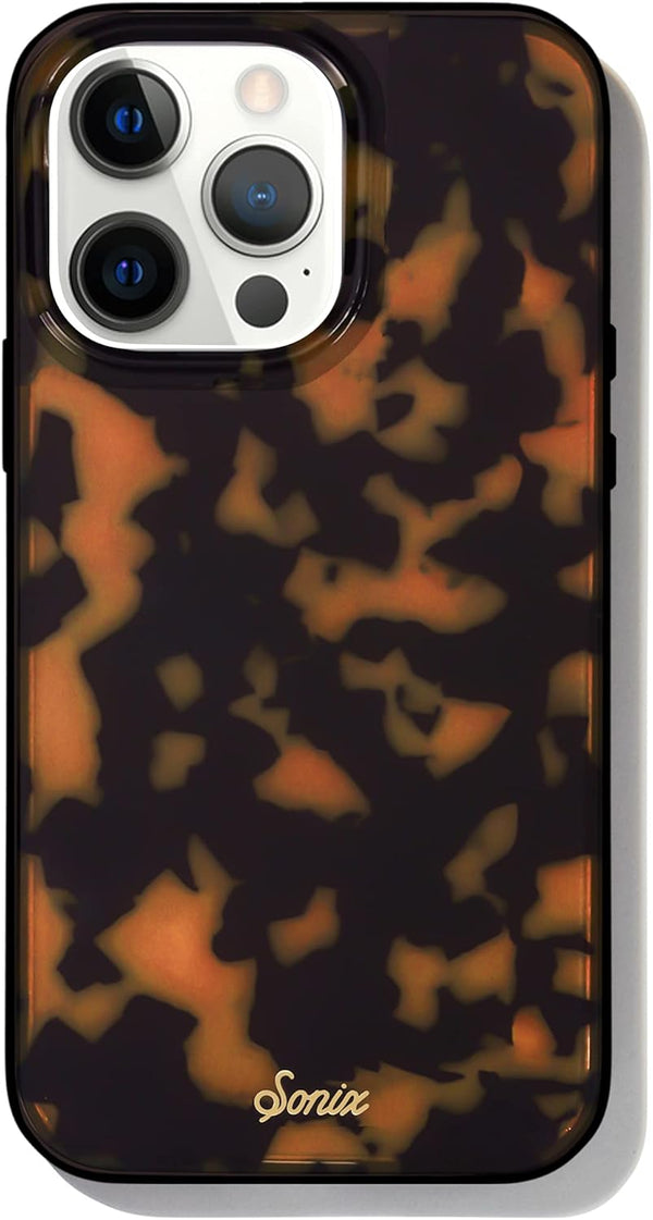 Sonix Phone Case for iPhone 13 Pro, 10ft Drop Tested, Classic Tortoiseshell Case (Brown Tort)