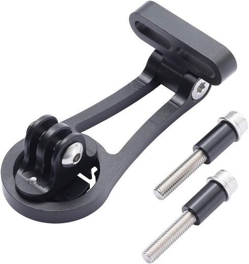 Adjustable Out Front Bike Computer Mount for Garmin Edge GoPro 25 130 200 500 510 520 800 810 820 1000 1030