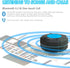 IPX7 Waterproof Shower Speaker - Bluetooth Speaker with Loud HD Sound, Portable with Suction Cup & Hook, Blue