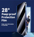 MAGIC JOHN Privacy Glass Screen Protector for iPhone 12/12 Pro (6.1") - 2 Pack, Easy Bubble-Free Installation, Auto