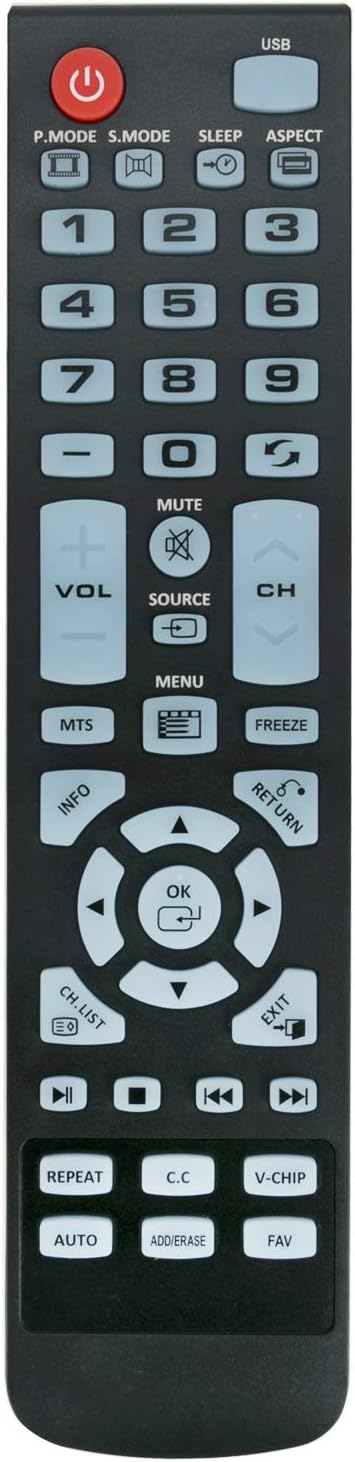 New XHY353-3 Remote Control for Element LED TV Models: ELEF19, ELEFJ191, ELEFJ243, ELEFJ322, ELEFT195, ELEFT326,