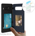 GOOSPERY Galaxy Note 8 Wallet Case with Card Holder, Protective Dual Layer Bumper Phone Case (Midnight Blue)