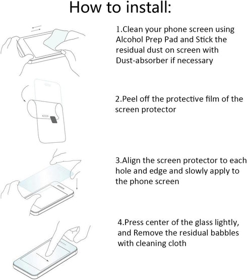 Orzero (3 Pack) Tempered Glass Screen Protector for Michael Kors Bradshaw Smart Watch - 2.5D Arc Edges