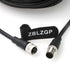M12 8 Pin A-Coding Male to Female Connector, Waterproof Shielded Signal Aviation Cable for Industrial Camera