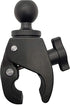 Tough Clamp Base with 1'' Rubber Ball Head for Secure Mounting