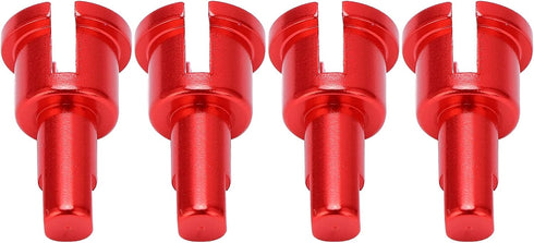 RiToEasysports 4pcs 1/18 RC Differential Cup, Wear Resistant Aluminum Alloy Connectors Improved Design for Scale