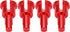 RiToEasysports 4pcs 1/18 RC Differential Cup, Wear Resistant Aluminum Alloy Connectors Improved Design for Scale