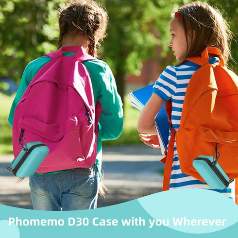 Phomemo D30 D35 Label Maker Case, Waterproof Storage Bag for NELKO P21/NIIMBOT D11/SUPVAN E10, Box Only