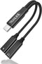USB C Splitter, Dual USB C Headphone and Charger Adapter, 2-in-1 Type C Audio and PD 60W Fast Charging for USB C