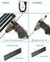 (50 Pack) 0.35 Inch 200 36 Inch HVAC,Travel,Packaging,Vessel HS Extra Long Heavy Duty Zip Tie Straps Thick Plastic Duct