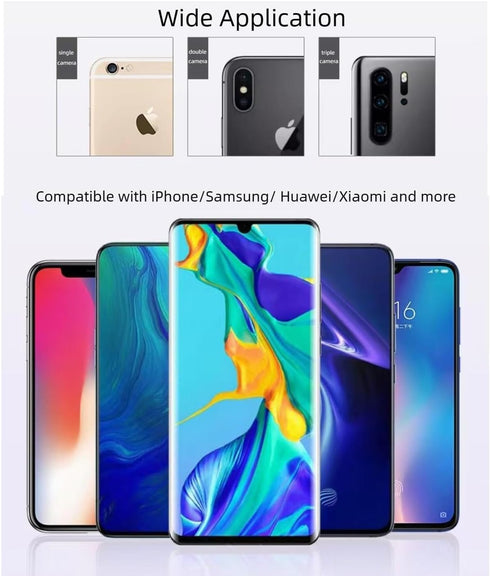 Fisheye 235° Fish Eye Lens | Universal HD Phone Fisheye Lens for iPhone and Android Smartphones