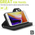 Gear Beast Flip Cover Dual Folio Case for iPhone Xs MAX, Slim Protective PU Leather Wallet Case with 7 Slot Card Holder