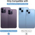 ivoler 4-Pack Camera Lens Protector for iPhone 14 Pro Max, iPhone 15 Pro Max 6.7'', iPhone 15 Pro,iPhone 14 Pro 6.1'' Tempered Glass Camera lens Screen Protector Camera Cover Case Friendly