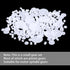 Fiyooau 200PCS 0.5 Set Module Plastic Gears for Small Motors - White Single Gear Spindle Gear for DC Motor RC Car Robot