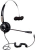 Office Headset with RJ9 Plug for Yealink T22P T26P T28P Phones, Compatible with Avaya 1608 9630 9640 9650 9620,