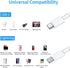 Ximytec USB C to Lightning Cable 3-Pack, 10FT, MFi Certified, Fast Charger for iPhone 14, 13, 12, 11, iPad, White