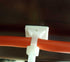 Premium Grade Strength Cable Tie Mounts (25mm x 25mm) Self ADHESIVE Clips Wire Tie Base - 100 Clear/White