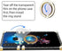 Samsung Galaxy A21 Phone Case for Girls Women, Butterfly Black Fantasy Square Case with Ring Stand Lanyard Drop