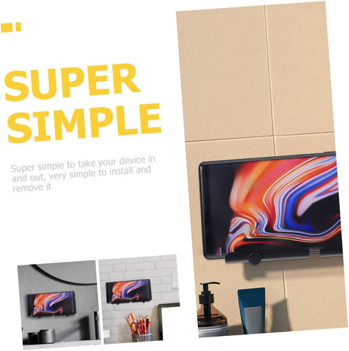 jojofuny Adjustable Wall-Mounted Phone Holder for Easy Access