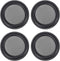 uxcell 4Pcs 2.5" 67mm Bass Speaker Passive Radiator Rubber Vibration Plate for Subwoofer Repair