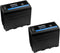 Kastar NP-F970 PRO Battery 2-Pack Replacement for Blackmagic Design Pocket Cinema Camera 6K Pro