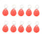 SEIWEI 10pcs Plastic 125KHZ Rewritable Writable ID Cards Keyfobs RFID Copy Key Tags