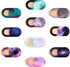 Brvlsoc Camera Cover Slide (10-Pack) Ultra-Thin Colorful Privacy Webcam Stickers for MacBook, iPad,