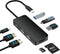 Aibilangose USB C Docking Station Dual Monitor for Dell/HP/Mac Laptop, Dual HDMI Adapter