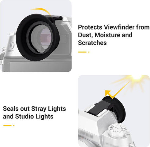 X-T50 XT50 X-T50 XT50 XT-50 Extended Eyecup Eyepiece, New Round Shape Soft Silicon Camera Eye Cup Viewfinder Cover