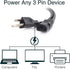 C2G 15FT Replacement AC Power Cord, Shielded Power Cable for Electronics, TV, Computer & More (09482)