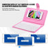 Portable Bluetooth Keyboard with Leather Case Cover for 4.5''-6.8'' iOS, Android and Windows Smart Phones