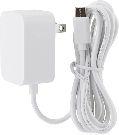 LEFXMOPHY Charger for VTech RM5754/HD/2HD RM5764/HD/2HD RM5864/HD/2HD RM7754/HD/2HD RM7764/HD/2HD Baby Monitor Handheld Parent Unit Screen Power Cord (Not for Cam) 5V UL Aadpter with 5ft White Cable