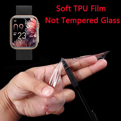 6 Pack G36 1.91" Watch Screen Protector Film Compatible with Banlvs G36 Smartwatch, Anti-Scratch HD Clear