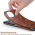 LOHASIC iPhone 11 Case, Thin Slim Leather Luxury PU Soft Non-Slip Grip Protective Cover for iPhone 11 (2019)