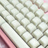 Sumgsn SA Profile Keycaps, 142 Keys PBT Doubleshot Keycaps Set, White Jade, Fit for 61/64/87/104/108 Cherry MX