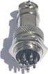CESS Aviation 8 Pins Plug and Socket Wire Cable Connectors, Diameter 0.63" (16mm), 2 Packs