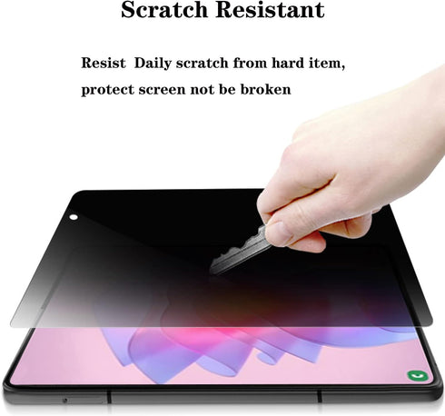 2+1 Pack Privacy Matte Screen Protector for Samsung Galaxy Z Fold 6, Anti-peep 1PCS Outside +1PCS Inside +1PCS Lens