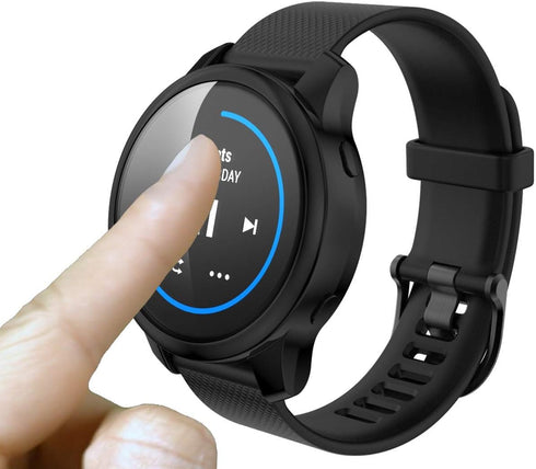 Compatible Garmin Venu Watch Case Cover Screen Protector (2-Pack, 3-Pack, 6-Pack) Soft TPU Bumper for Venu Accessories