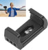 Aluminum Power Bank Holder, 53-80mm Width Range, Mount Clamp for Camera with Nonslip Protection