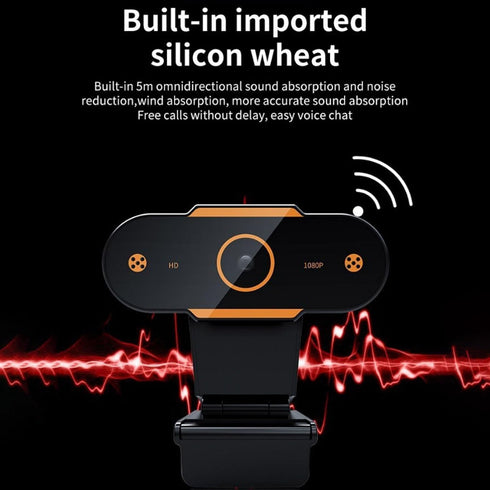 Generic 1080p Small USB External Webcam with Microphone, Webcam with Wide-Angle Lens, Laptop Camera, Computer