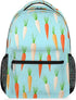 Aglebo Cute Carrot Travel Backpack for Men Women Casual Cute Laptop Backpack 16x11.4x8