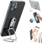 Phone Ring Holder Finger Kickstand, Upgraded 360° Rotation Metal Grip for Magnetic Car Mount, Compatible with