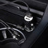 Bling Car Charger Accessories Set, Rhinestone Dual USB Car Chargers + Bling 3 in 1 Charging Cable for Girls