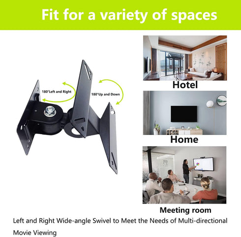 Tengsun 14-27 Inch Screens,75 100 40lb (14''-24'') Wall Mount TV Monitor Bracket with Tilts and Extends for Most LED