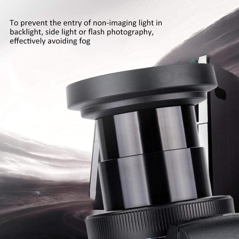 Lens Hood, LH-DC110 Aluminium Alloy Metal Lens Hood for PowerShot G1 X Mark III/G1X M3