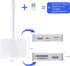TIANSONG 5 1 5 17/16/15 M4/M3 SD Card Reader, in USB-C & USB Dual Connectors Card Adapter with SD/MicroSD/MS/Dual USB-A