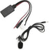 POCREATION Car Audio Cable, DC 12V AUX Bluetooth 5.0 Adapter Replacement for Honda Goldwing GL1800