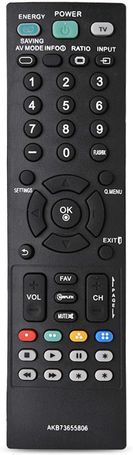 HD TV Remote Control Replacement for LCD/LED TV AKB73655806, Digital Television Audio Voice Remote Controller